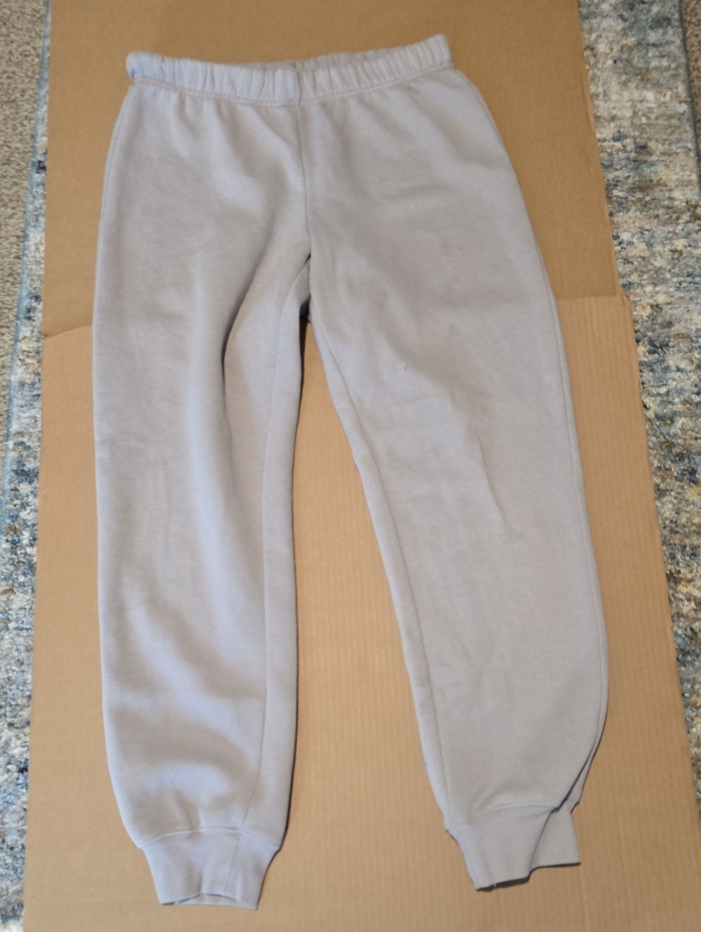 Kids Gray Cozy Elastic-Waist Sweatpants #85